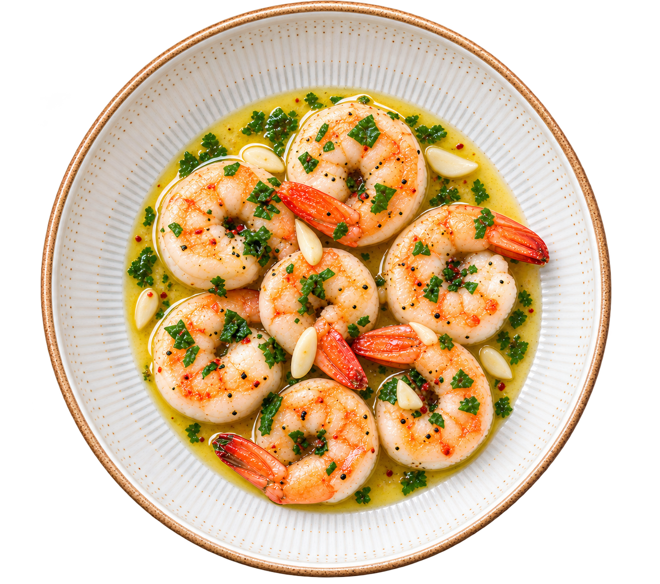 Shrimp dish with protein