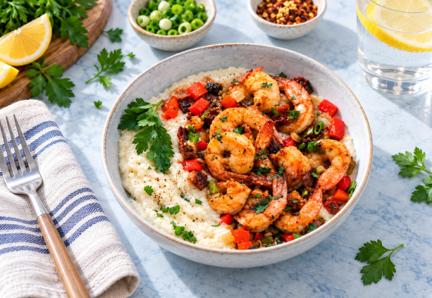 Cajun Shrimp & Grits
