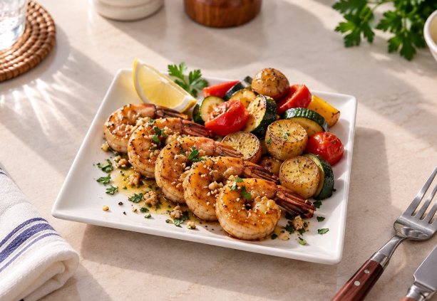 Lemon Garlic Shrimp