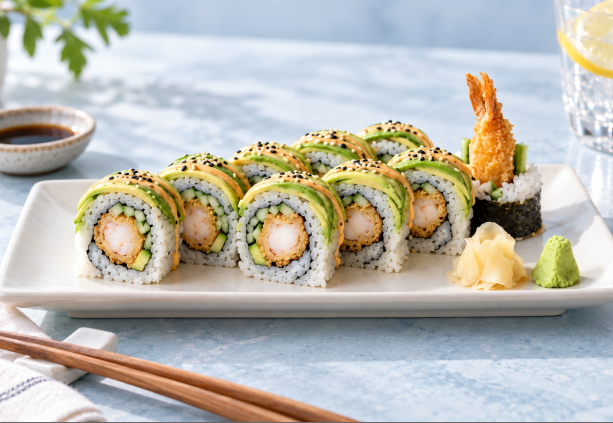 Tempura Shrimp Sushi Roll