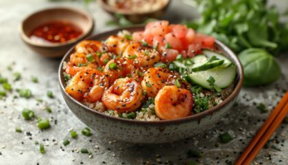 06 Shrimp Poke Bowl
